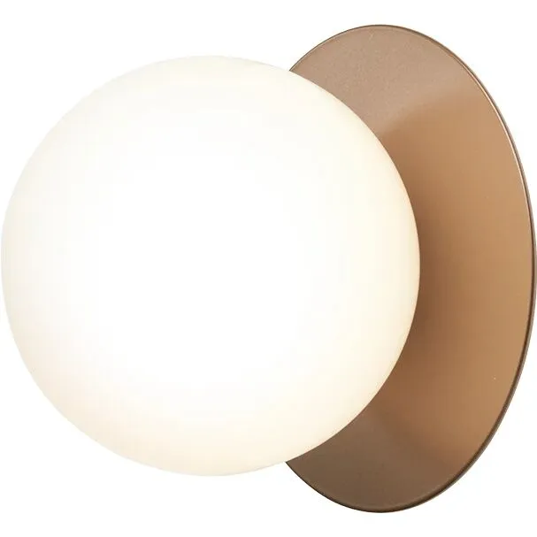 Nuura Liila 1 Væg/ Medium Mørk Bronze/Opal – væglampe — produktfoto