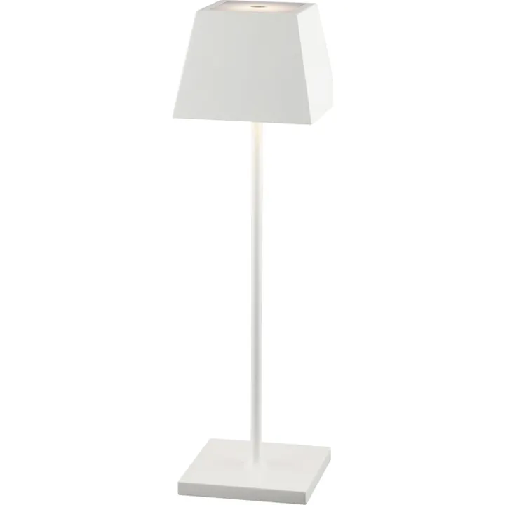 Nordtronic Conexos genopladelig , hvid – bordlampe — produktfoto