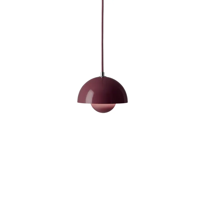&Tradition Flowerpot VP10 Dark Plum – pendel — produktfoto
