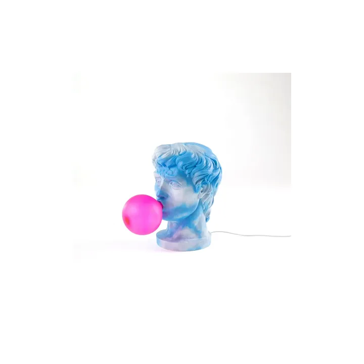 Seletti Wonder Times Wonder Hvid/Blå/Pink – bordlampe — produktfoto