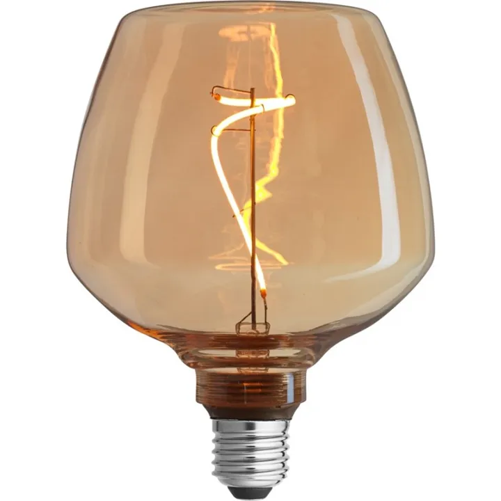 Unison 10 stk Unison Brandy E27 globepære, 3-trins dæmp, 1800K, 4W – pære — produktfoto