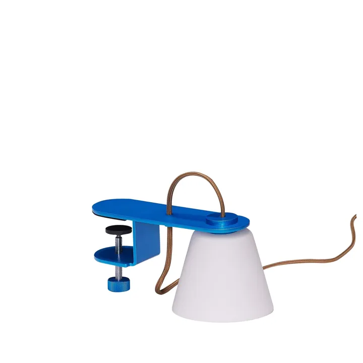 Hübsch Lure Metallic Blue – væglampe — produktfoto