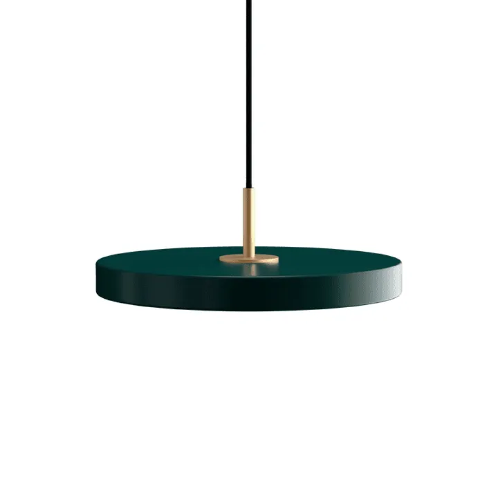 Umage Asteria Plus Mini Forest Green/Messing – pendel — produktfoto