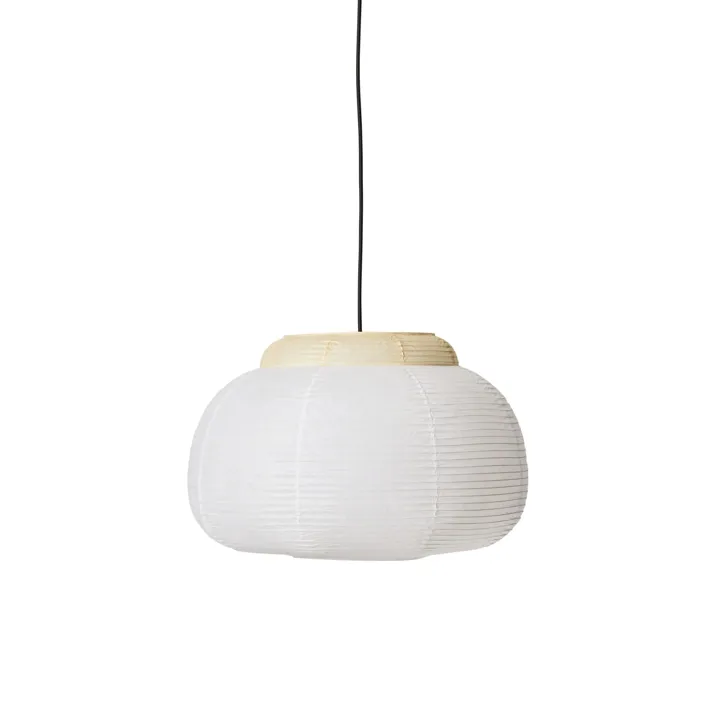 Made By Hand Papier Single Ø52 cm Soft Yellow – pendel — produktfoto