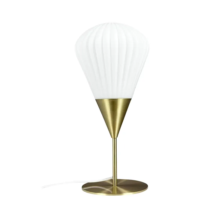Dyberg Larsen Ballon Opal/Messing – bordlampe — produktfoto