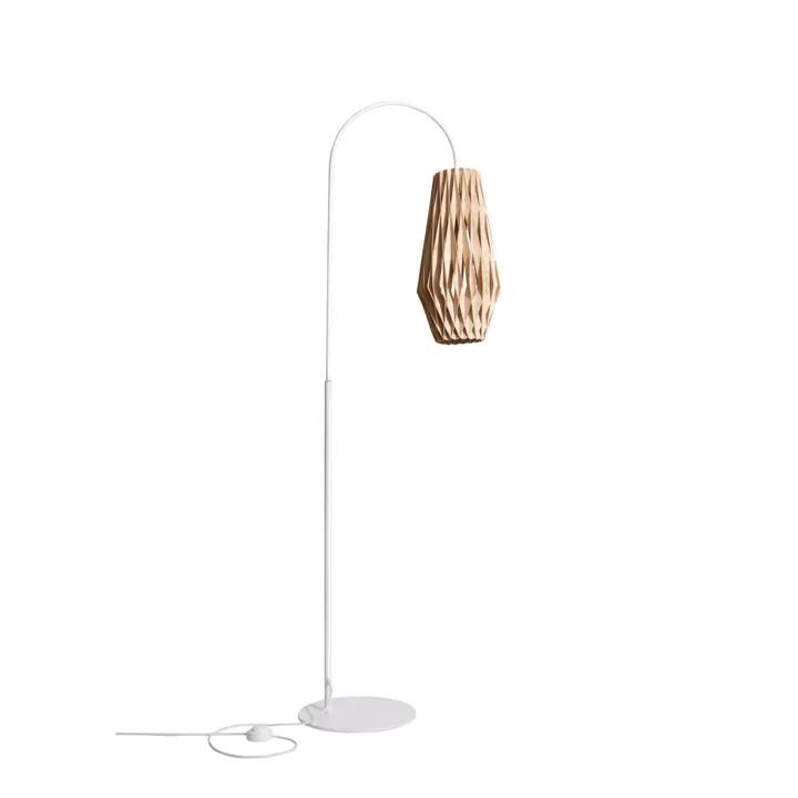 Pilke Signature 20/42 Hvid/Birk – gulvlampe — produktfoto