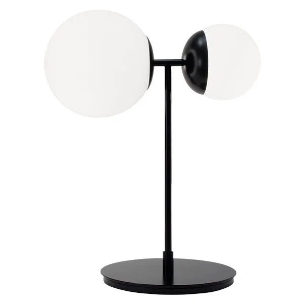 TATO Biba Hvid & Mat Sort – bordlampe — produktfoto