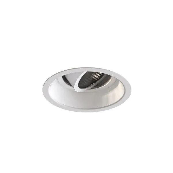 Astro Minima Slimline Round Adjustable Fire-Rated Spot Mat Hvid – spot — produktfoto