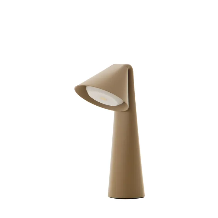 Frandsen Ami Olive Stone – transportabel bordlampe — produktfoto