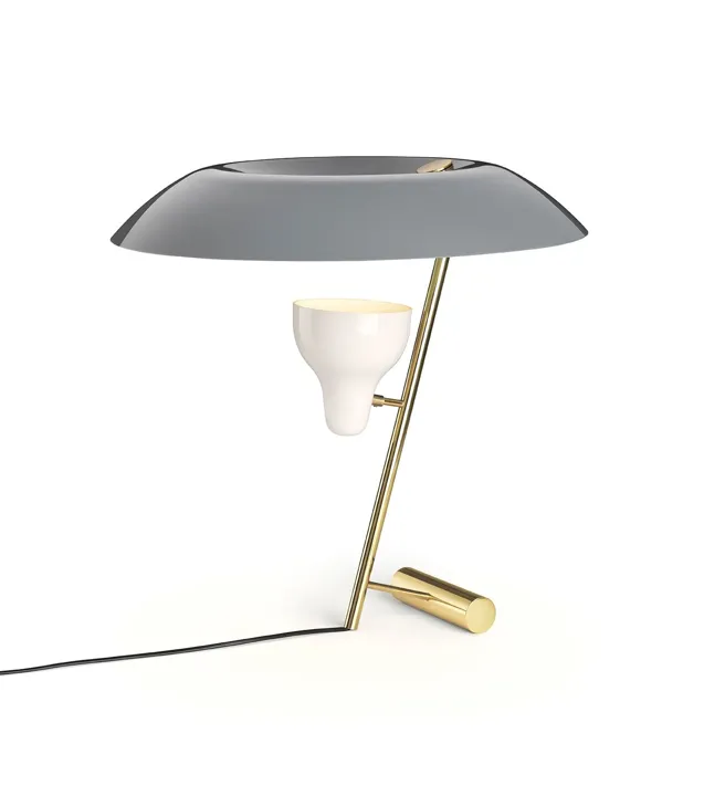 Astep Model 548 Messing/Grå – bordlampe — produktfoto