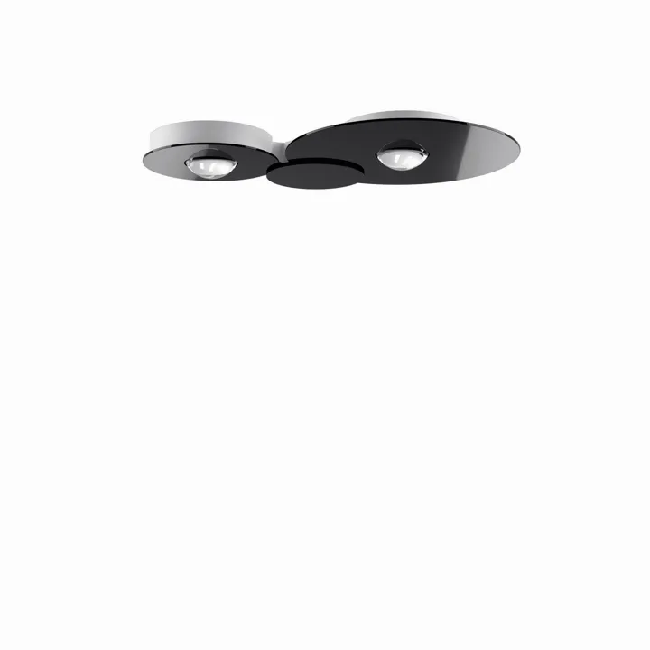 Lodes Bugia Double 2700K Sort – loftlampe — produktfoto