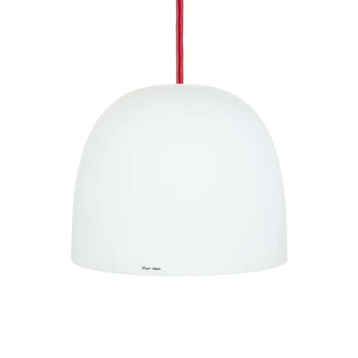 Piet Hein Super 215 Opal med Rød Ledning – pendel — produktfoto