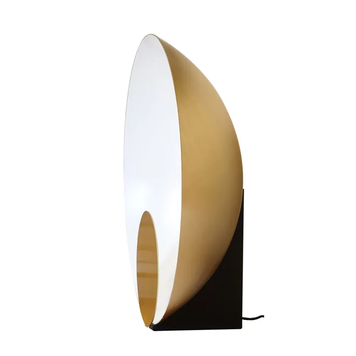 Oluce Siro 287 Satin Guld – bordlampe — produktfoto