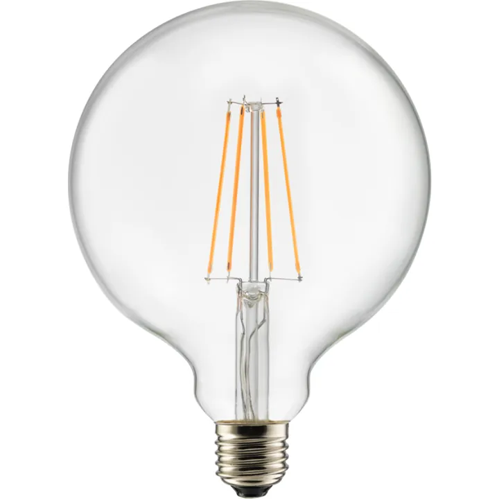 Unison E27 globepære, 3-trins dæmp, 2200K, 7W – pære — produktfoto