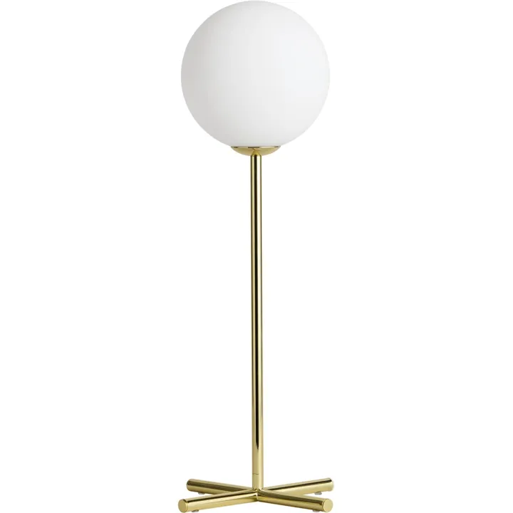 Decotique Runa Messing/Opal – bordlampe — produktfoto