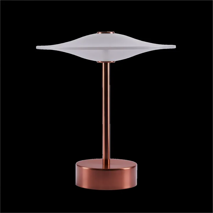 Piet Hein Sinus 22 Kobber – transportabel bordlampe — produktfoto