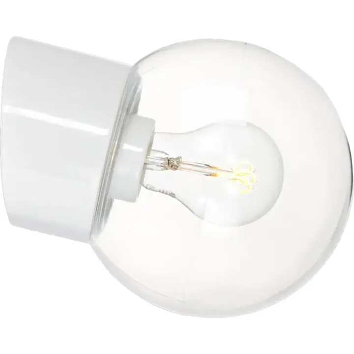 Ifö Electric Classic Globe , Ø15 cm, hvid – væglampe — produktfoto