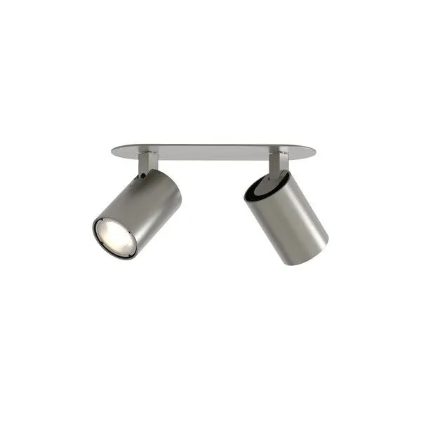 Astro Ascoli Twin Recessed Spot Mat Nikkel – spot — produktfoto