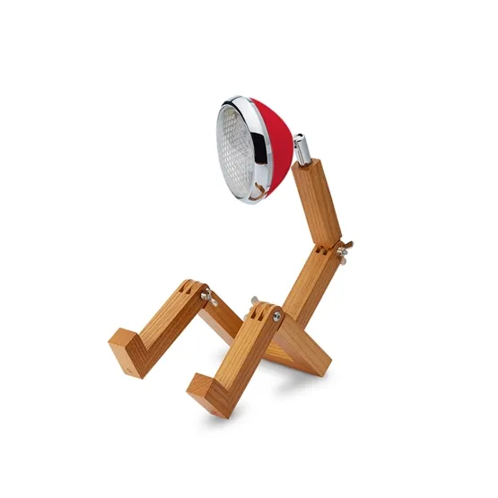 Piffany Copenhagen Mini Mr. Wattson , Flash rød – bordlampe — produktfoto