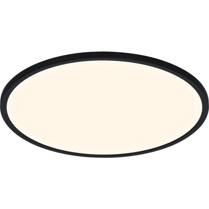 Nordlux Oja Bath , 3-trins-dæmp, sort, Ø42 cm – loftlampe — produktfoto