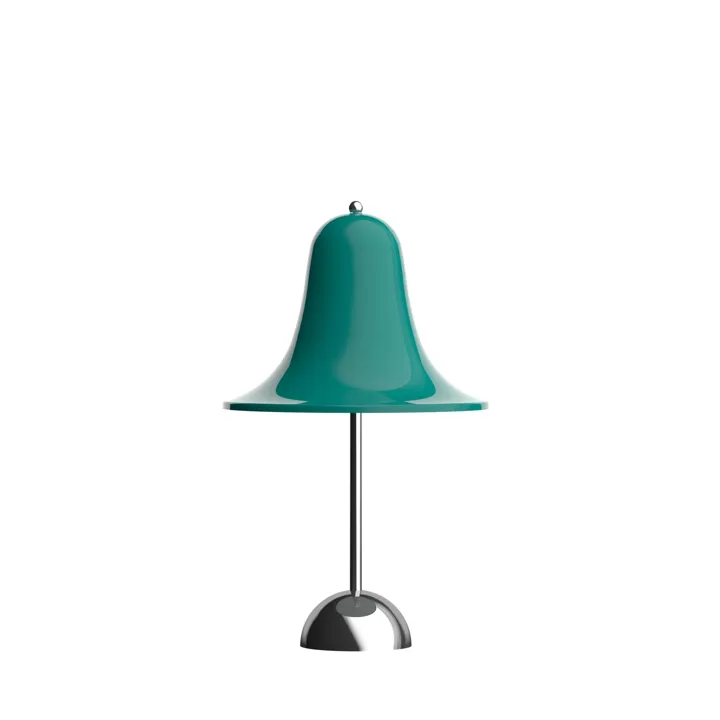Verpan Pantop Dark Teal – transportabel bordlampe — produktfoto