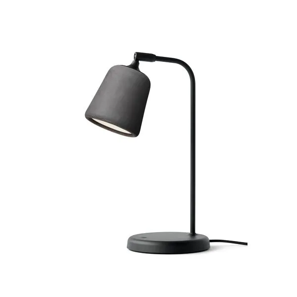 New Works Material Mørkegrå Beton – bordlampe — produktfoto