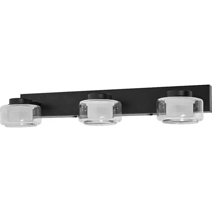 Osram Orbis Flame spejllampe, 3000-4000K, sort, 50 cm – væglampe — produktfoto