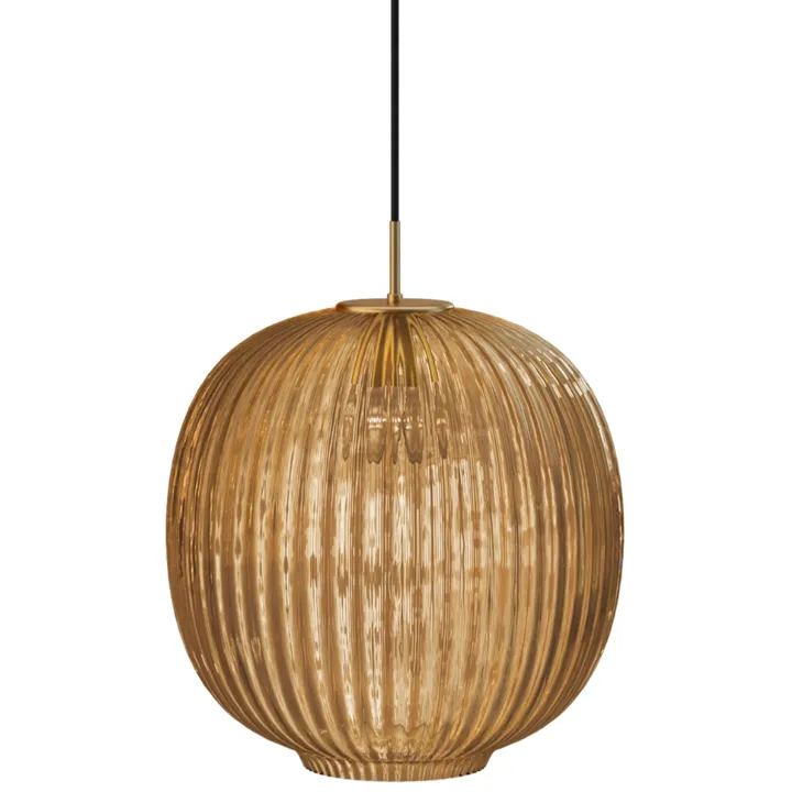 Edgeform Vibra Ø35 Amber – pendel — produktfoto