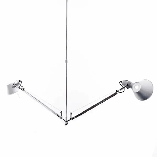 Artemide Tolomeo 2 Bracci Aluminium – pendel — produktfoto