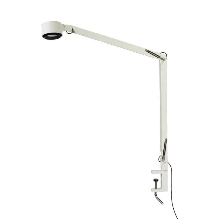 Wästberg W127 Winkel Med Klemme Hvid – bordlampe — produktfoto