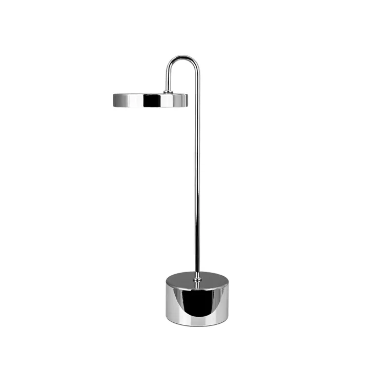 Dyberg Larsen Moovelight Chrome – bordlampe — produktfoto