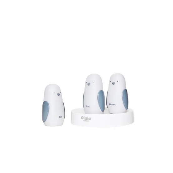 Olala Natlampe Trio pingvin, hvid – dekorationslys — produktfoto
