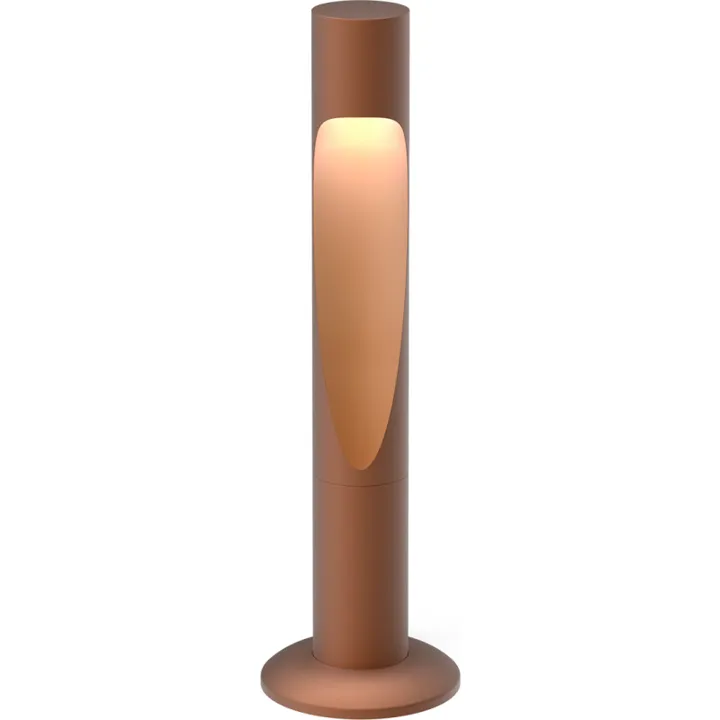 Louis Poulsen Flindt Garden , 3000K, spyd, corten, lav – udendørslampe — produktfoto