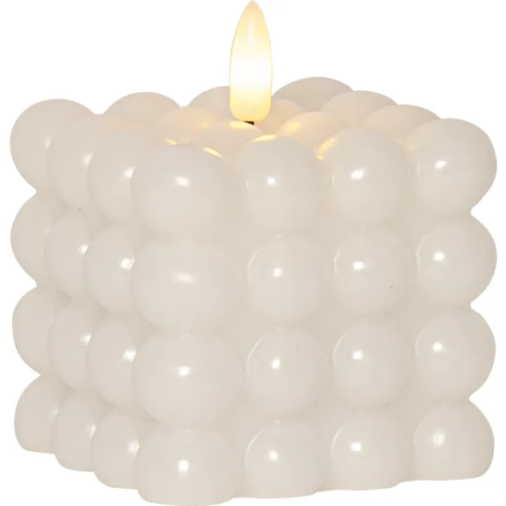 Star Trading 12 stk Star Trading Flamme Dot Bubble LED stearinlys, hvid – LED-stearinlys — produktfoto