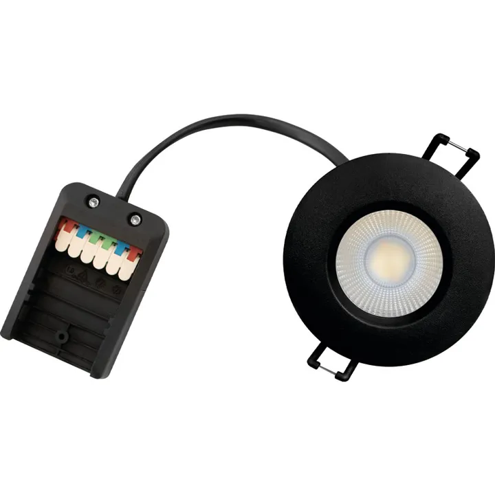 Scan Products Sabina indbygningsspot 2700K, mat sort – indbygningsspot — produktfoto