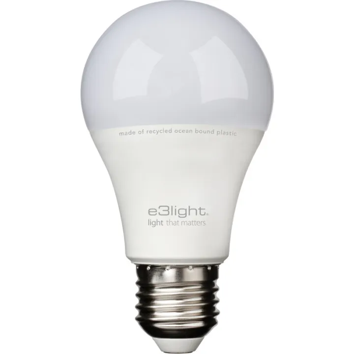 E3Light Ocean Bound E27 standardpære, 2700K, 9W – pære — produktfoto
