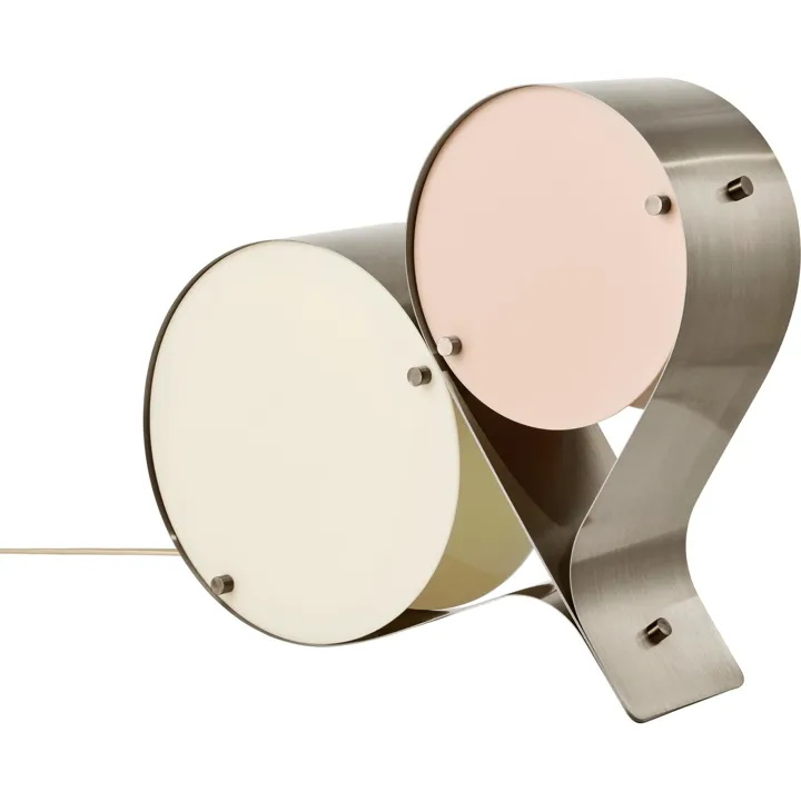 GUBI Coppia Ivory/Blush – bordlampe — produktfoto