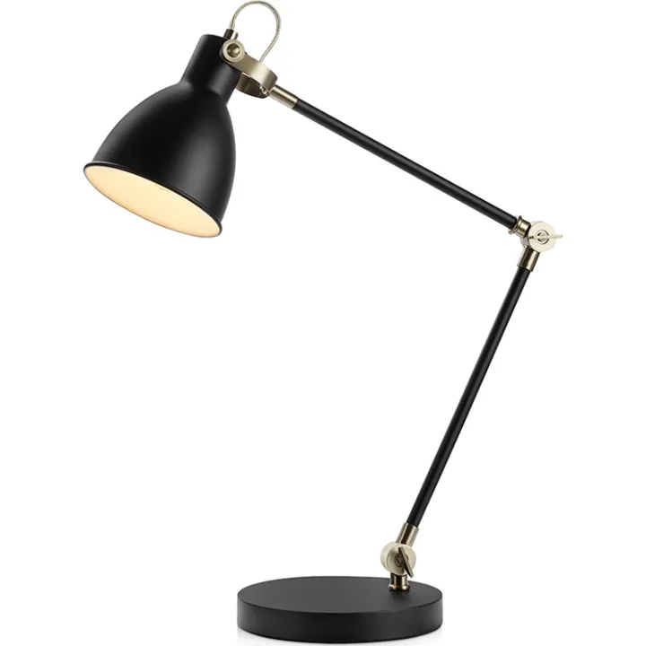 Markslöjd House arkitektlampe, sort – bordlampe — produktfoto