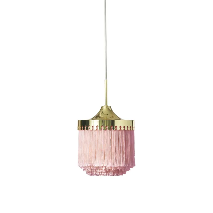 Warm Nordic Fringe Ø20 Bleg Pink – pendel — produktfoto