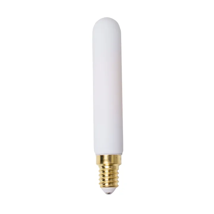 Edgeform Tube Pære E14 3,7W Lang & Frostet Dæmpbar – pære — produktfoto