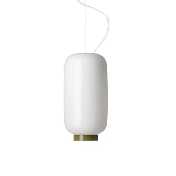 Foscarini Chouchin Reverse Hvid & Grøn – pendel — produktfoto