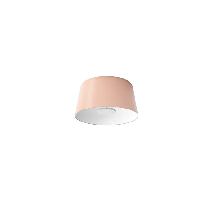 Linea Light collection Delfi_S Ø45 Beige Rød – loftlampe — produktfoto