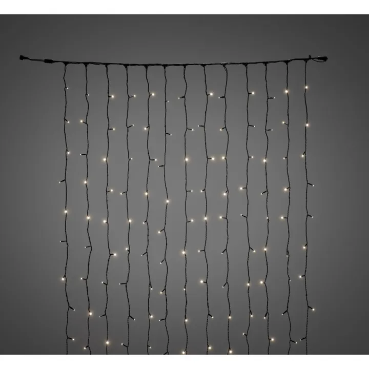Konstsmide udendørs lysgardin, 208 varm hvide lys – udendørslampe — produktfoto