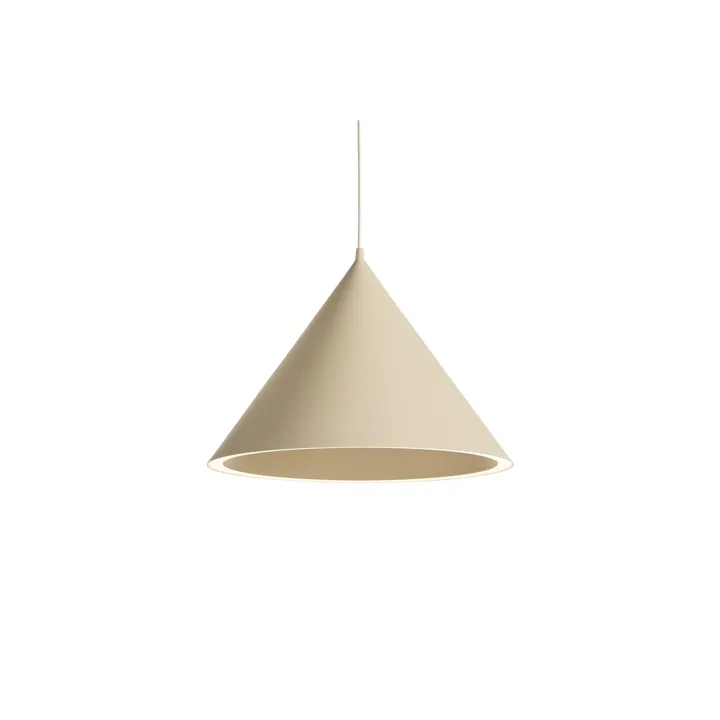 Woud Annular Pendler Stor Beige – pendel — produktfoto