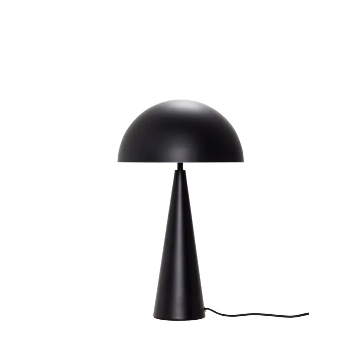 Hübsch Mush Høj Sort – bordlampe — produktfoto