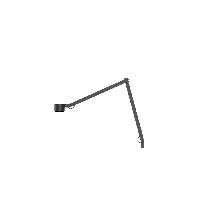 Wästberg W227 Winkel Alu Med Pin Jet Black – bordlampe — produktfoto