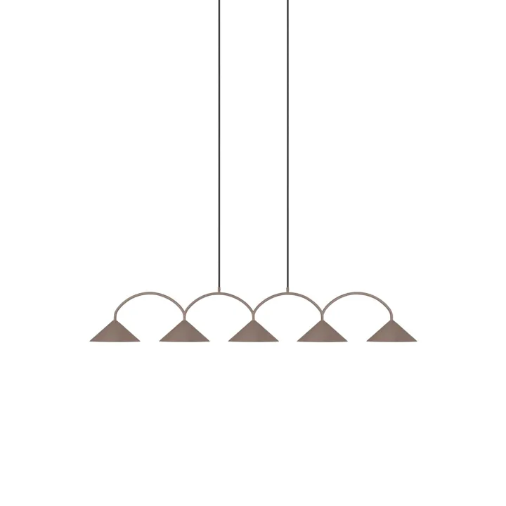 Globen Lighting Curve 5 Mocha – pendel — produktfoto