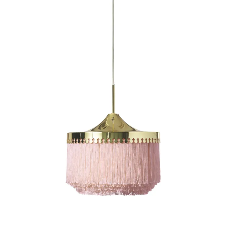 Warm Nordic Fringe Ø30 Bleg Pink – pendel — produktfoto