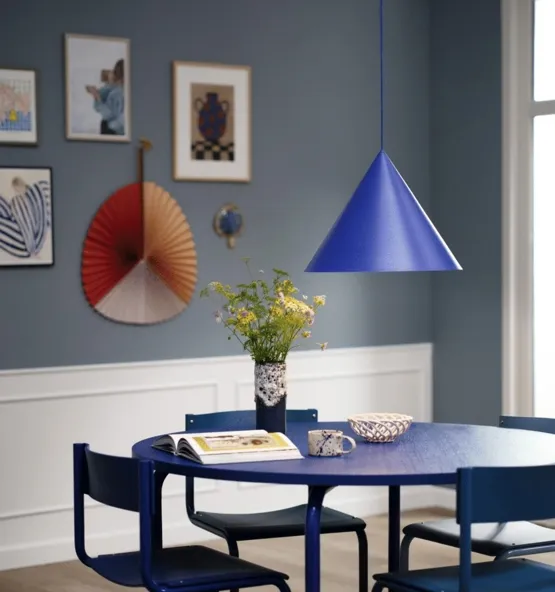 Frandsen Lighting Benjamin Ø46, atomic blå – pendel — produktfoto