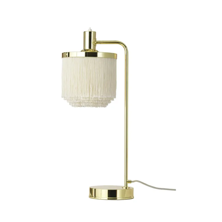 Warm Nordic Fringe Cream Hvid – bordlampe — produktfoto